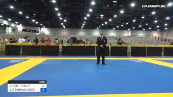 DARRIM NEIL TINSLEY vs JAMES E THOMAS HOOTON 2019 World Master IBJJF Jiu-Jitsu Championship