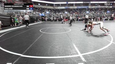 138 lbs Quarterfinal - Madden Zaunbrecher, Rebel Wrestling Club vs Cale Ater, Team Piasa