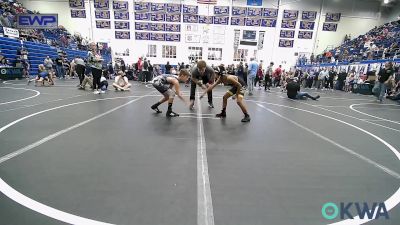 80 lbs Round Of 16 - Bladimir Trevino, Madill Takedown vs Blaine Mudgett, Choctaw Ironman Youth Wrestling