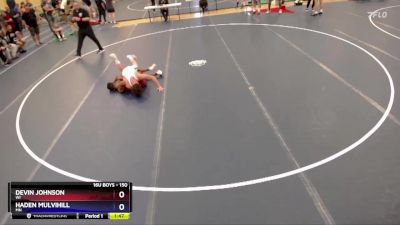 150 lbs Cons. Round 3 - Devin Johnson, WI vs Haden Mulvihill, MN