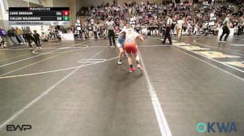 76 lbs Quarterfinal - Luke Minihan, Collinsville Cardinal Youth Wrestling vs Callen Wilkinson, Raw Wrestling Club