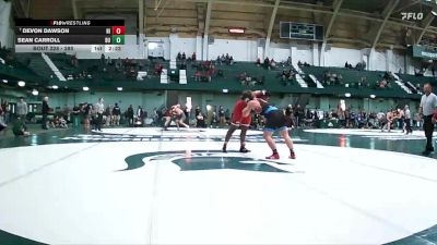 285 lbs Semifinal - Sean Carroll, Northern Illinois vs Devon Dawson, Northern Illinois
