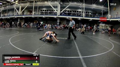 84 lbs Round 7 (8 Team) - Luke Pipito, Kraken vs Kanoa Saferite, NOVA WC