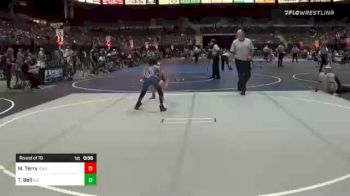 57 lbs Round Of 16 - Matthew Terry, Idaho Gold vs Taylor Bell, Ioc