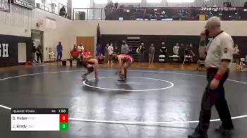 152 lbs Quarterfinal - Dustin Huber, Pequea Valley vs James Brady, Columbia