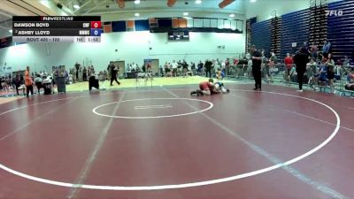 100 lbs 5th Place Match - Dawson Boyd, Clinic Wrestling FXBG vs Ashby Lloyd, Midlothian Miners Wrestling Cl
