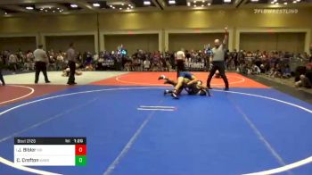 Match - Jake Bibler, Big Sports Academy vs Curtis Crofton, Warriors Youth Wrestling Club