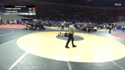 6A Boys 190 lbs Cons. Round 2 - Daniel Stetsyuk, Nelson Boys vs Liam Lander, West Linn Boys