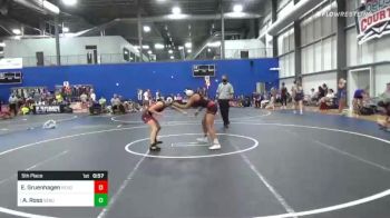 136 lbs 5th Place - Emma Gruenhagen, Revolution vs Alexis Ross, Sebolt