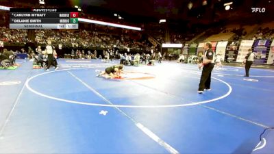 115 Class 1 lbs Semifinal - Delanie Smith, Mid-Buchanan vs Carlynn Mynatt, Marshfield