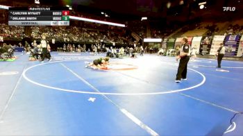 115 Class 1 lbs Semifinal - Delanie Smith, Mid-Buchanan vs Carlynn Mynatt, Marshfield