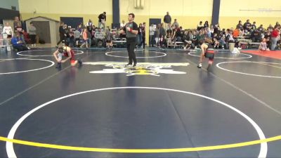95 lbs Cons. Round 2 - Hunter Kellogg, Chickasaw Elite Wrestling Club vs Jaxson Poncelet, MN Elite