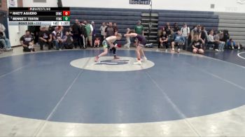 117 lbs Quarterfinal - Bennett Testin, Fighting Squirrels Wrestling Club vs Rhett Aguero, Snake River Wrestling Club