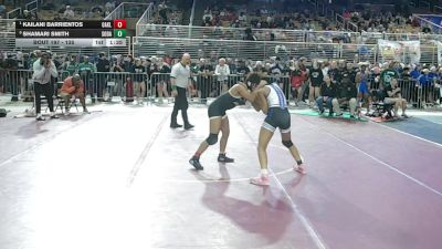 135 lbs Quarterfinal - Kailani Barrientos, Oakleaf vs Shamari Smith, South Dade
