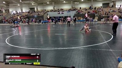 60 lbs Quarterfinal - Tibby Norman, TNWA vs Bradley Crowe, SDWA