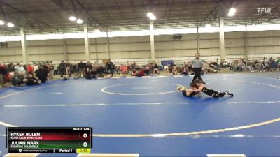 58 lbs Cons. Round 2 - Ryker Bulen, Kuna Klub Wrestling vs Julian Marx, Fighting Squirrels