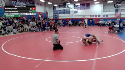 174 lbs Finals (2 Team) - Thomas West, Baldwin Wallace vs Dustin Bohren, Loras