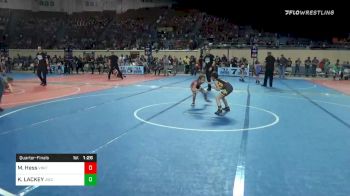 57 lbs Quarterfinal - Mariah Hess, Vinita Kids Wrestling vs KYLEIGH LACKEY, Jay Wrestling Club