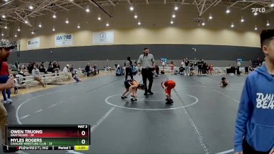 68 lbs Round 3 - Owen Truong, Unattached vs Myles Rogers, Cavalier Wrestling Club