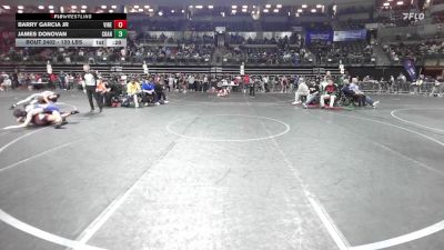 120 lbs Consi Of 4 - Barry Garcia Jr, Vineland vs James Donovan, Cranford