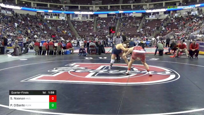 220 lbs Quarterfinal - Shane Noonan, Hazleton vs Paolo DiSanto ...