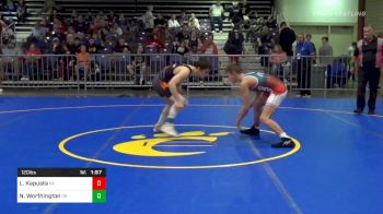 Match - Lucas Kapusta, Pa vs Noah Worthington, Or