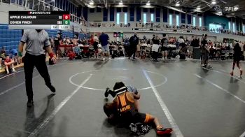 56 lbs Round 2 (6 Team) - Cohen Finch, Slate WA vs Apple Calhoun, BHWC | Dirt Divers