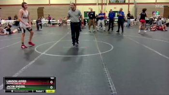 160 lbs Round 5 (6 Team) - Lawson Ayers, Machine Shed WC vs Jacob Endzel, Warhawks