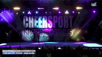 Top Gun All Stars - Miss Bliss [2026 L5 Junior - Small Day 1] 2026 CHEERSPORT National All Star Cheerleading Championship