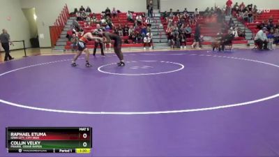 190 lbs Quarterfinal - Collin Velky, Prairie, Cedar Rapids vs Raphael Etuma, Iowa City, City High
