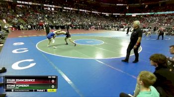 D3-150 lbs Semifinal - Syler Zdanczewicz, Fennimore vs Stone Pomeroy, Random Lake