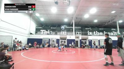 108 lbs Rr Rnd 5 - Carson Kirk, Mosers Mat Club - HSCB vs Ryan Farissier, Team 302 - HSCB