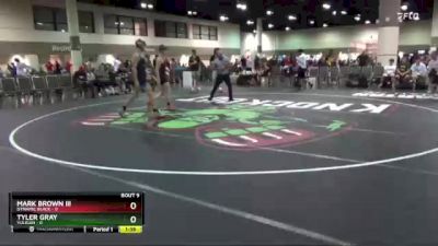 106 lbs Round 3 (6 Team) - Tyler Gray, Yuligan vs Mark Brown III, Dynamic Black