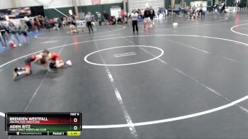 98 lbs Cons. Round 3 - Aiden Ritz, Eagle Crest Wrestling Club vs Brenden Westfall, Abilene Kids Wrestling