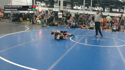 79 lbs 3rd Place - William Bissonette, Journeymen Mini-Men - EL vs Negan Fuller, Empire Wrestling Academy - EL