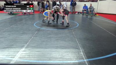 125_B lbs Quarterfinal - Ethan Allen, Greencastle-Antrim vs Bentley Ritenour, Mt.Pleasant