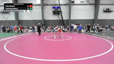 16U Girls GR - 115 lbs Champ. Round 3 - Eva Reinitz, WA vs Paxton Steele, OR