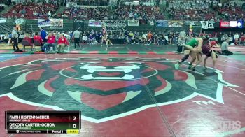 G - 152 lbs Cons. Round 3 - Faith Kistenmacher, Roundup (Girls) vs Dekota Carter-Ochoa, Belgrade (Girls)