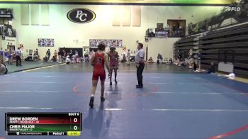 132 lbs Round 2 (10 Team) - Drew Borden, Hewitt-Trussville vs Chris Major, Shades Valley