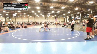 132 lbs Rr Rnd 3 - Zach Van Ryswick, Blue Shell Wrestling Club - HSB vs Kayden Braun, FZ Crew - HSB
