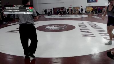 157 lbs 3rd Place Match - Brady Swenson, Augsburg vs Cooper Sanders, Sioux Falls