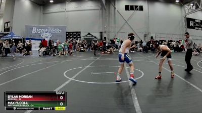 130 lbs Round 1 (4 Team) - Dylan Morgan, Kings K6 vs Max Fuccilli, Mat Warriors Black