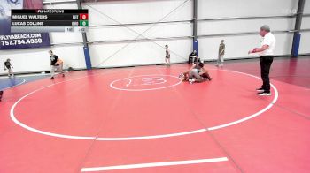 142 lbs Rr Rnd 2 - Miguel Walters, Elite NJ MS Black vs Lucas Collins, Ohio Valley Forge