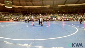 66 lbs Consi Of 4 - Baylor Allison, Checotah Matcats vs Easton Rowe, Ponca City Wildcat Wrestling