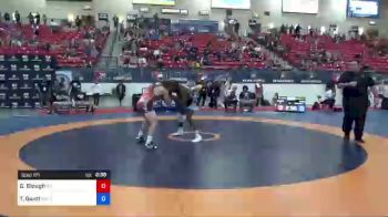 74 kg Round Of 16 - Gabe Blough, Kansas vs Thomas Gantt, Wolfpack Wrestling Club / TMWC