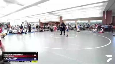 74 lbs Round 4 - Preston Van Hoven, Legacy Dragons vs Cayden Clark, Alchemy Wrestling
