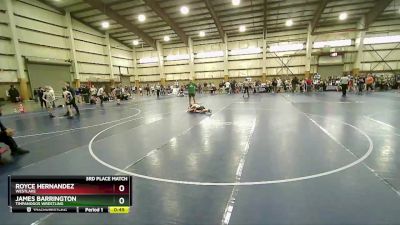 80 lbs 3rd Place Match - James Barrington, Timpanogos Wrestling vs Royce Hernandez, Westlake