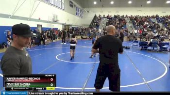 120 lbs Round 3 - Matthew Suarez, Legacy Wrestling Center vs Xavier Ramirez-Recinos, Charter Oak Youth Wrestling