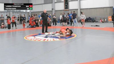 81 lbs 1st Place Match - Lorena Thompson, Washington vs Payton Soto, Sunnyside Ironman Wrestling