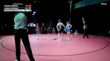 114 lbs Brodie Lawrence, Stillwater vs Landon Thoennes, St. Micheal Albertville